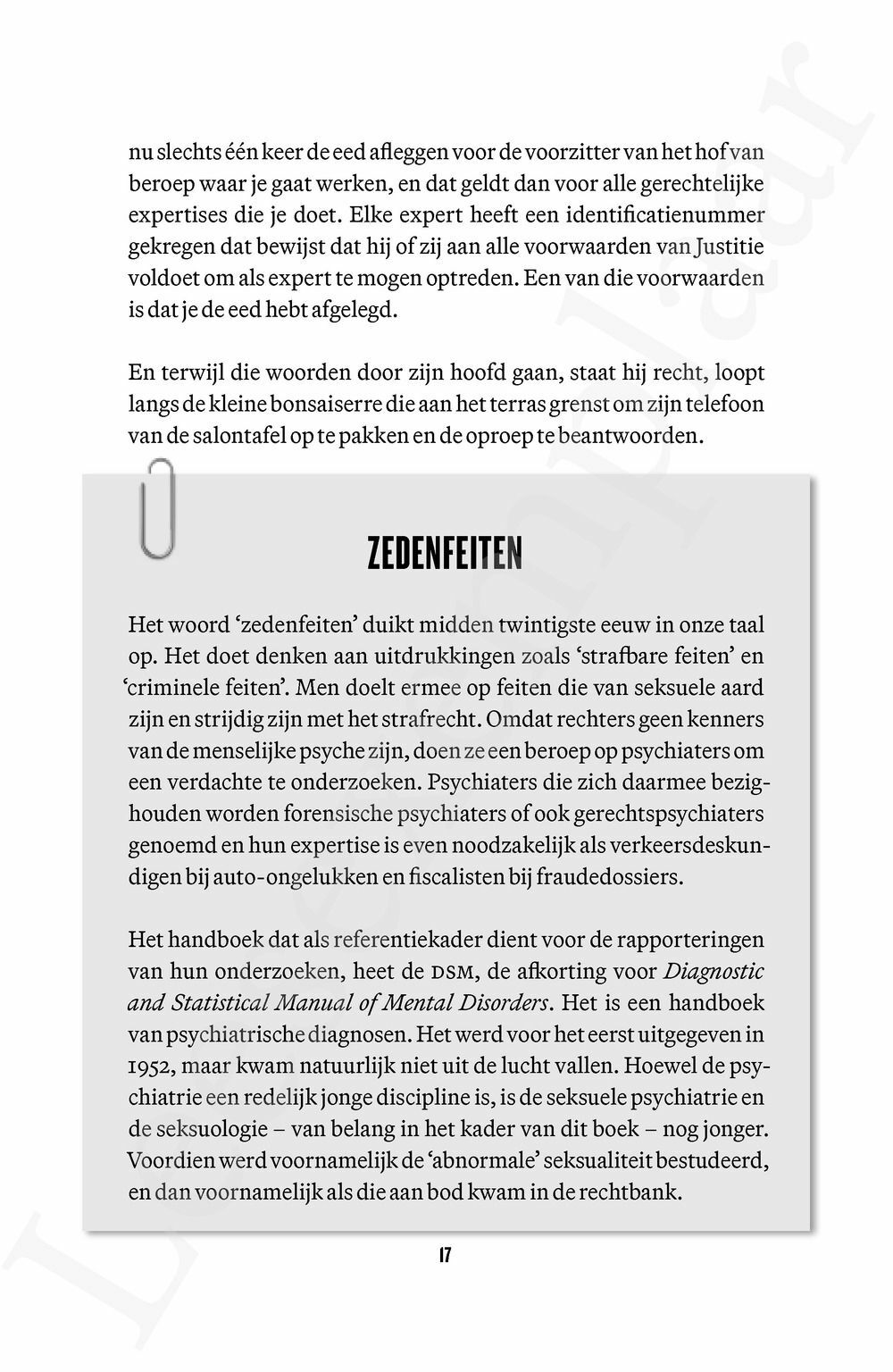 Preview: Dagboek van een gerechtspsychiater: zedenzaken