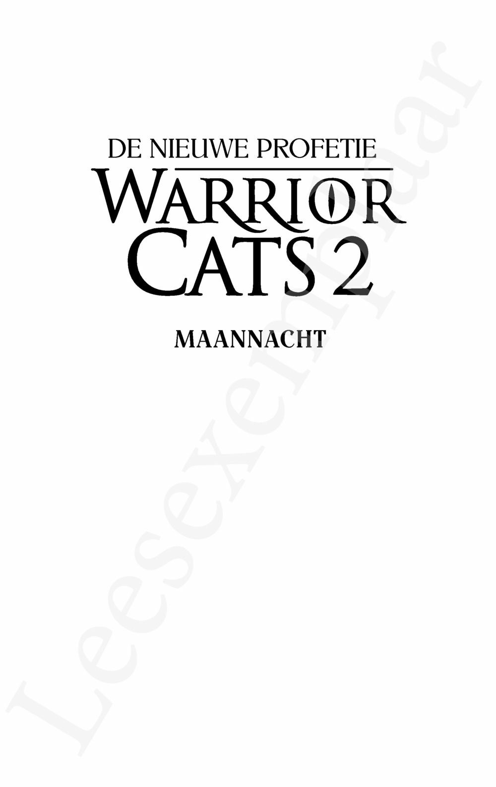 Preview: Warrior Cats - De nieuwe profetie: Maannacht