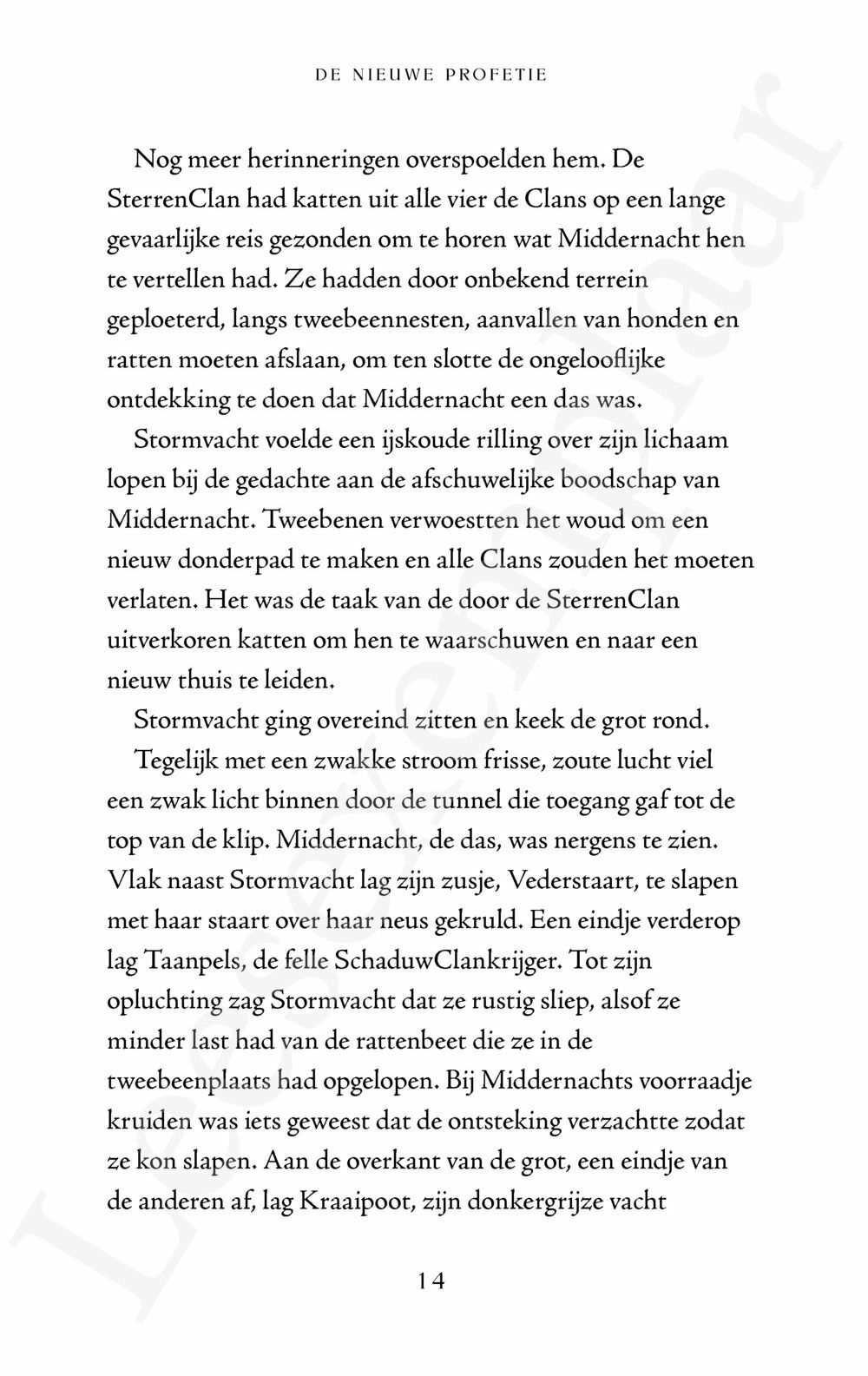 Preview: Warrior Cats - De nieuwe profetie: Maannacht