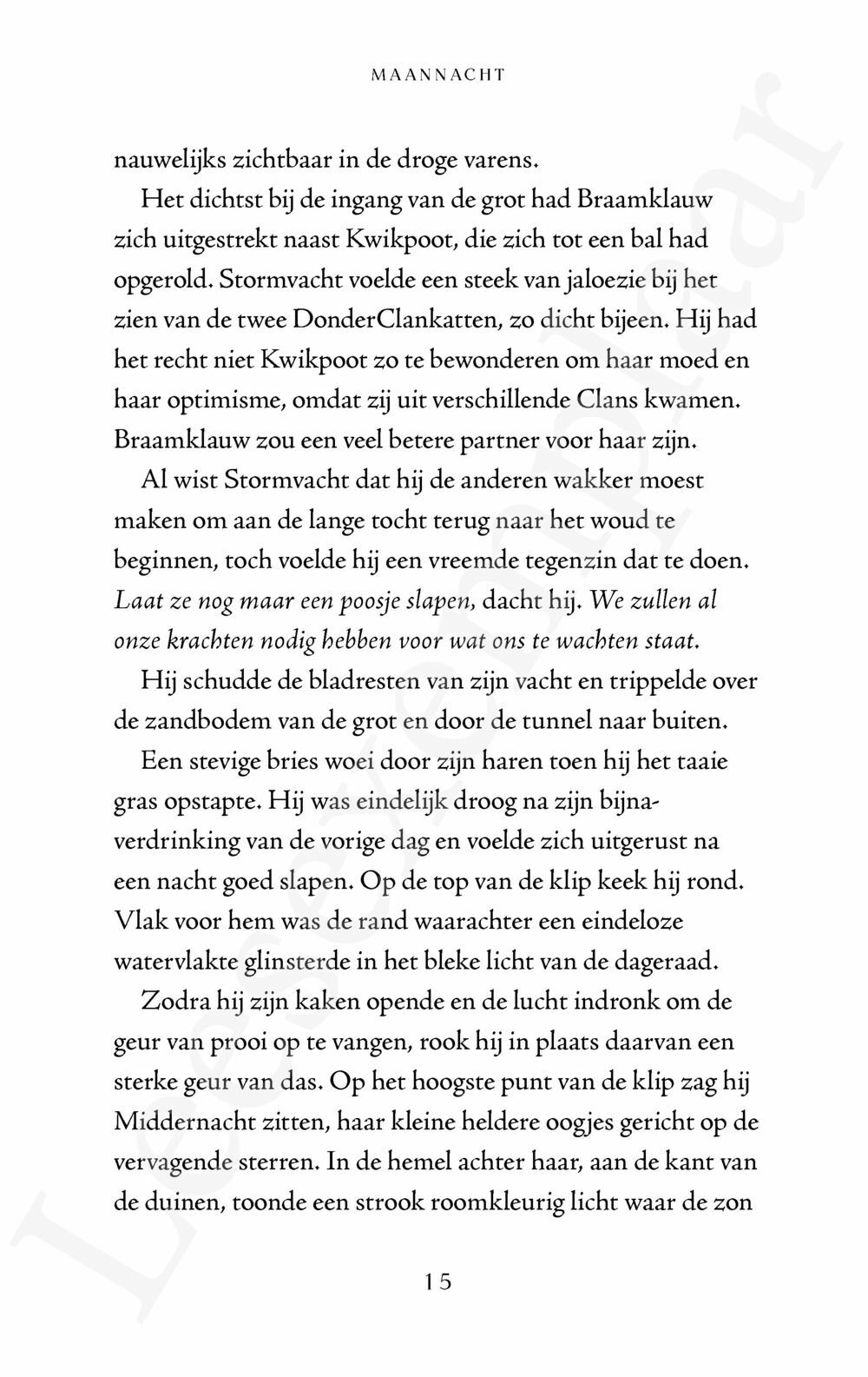 Preview: Warrior Cats - De nieuwe profetie: Maannacht