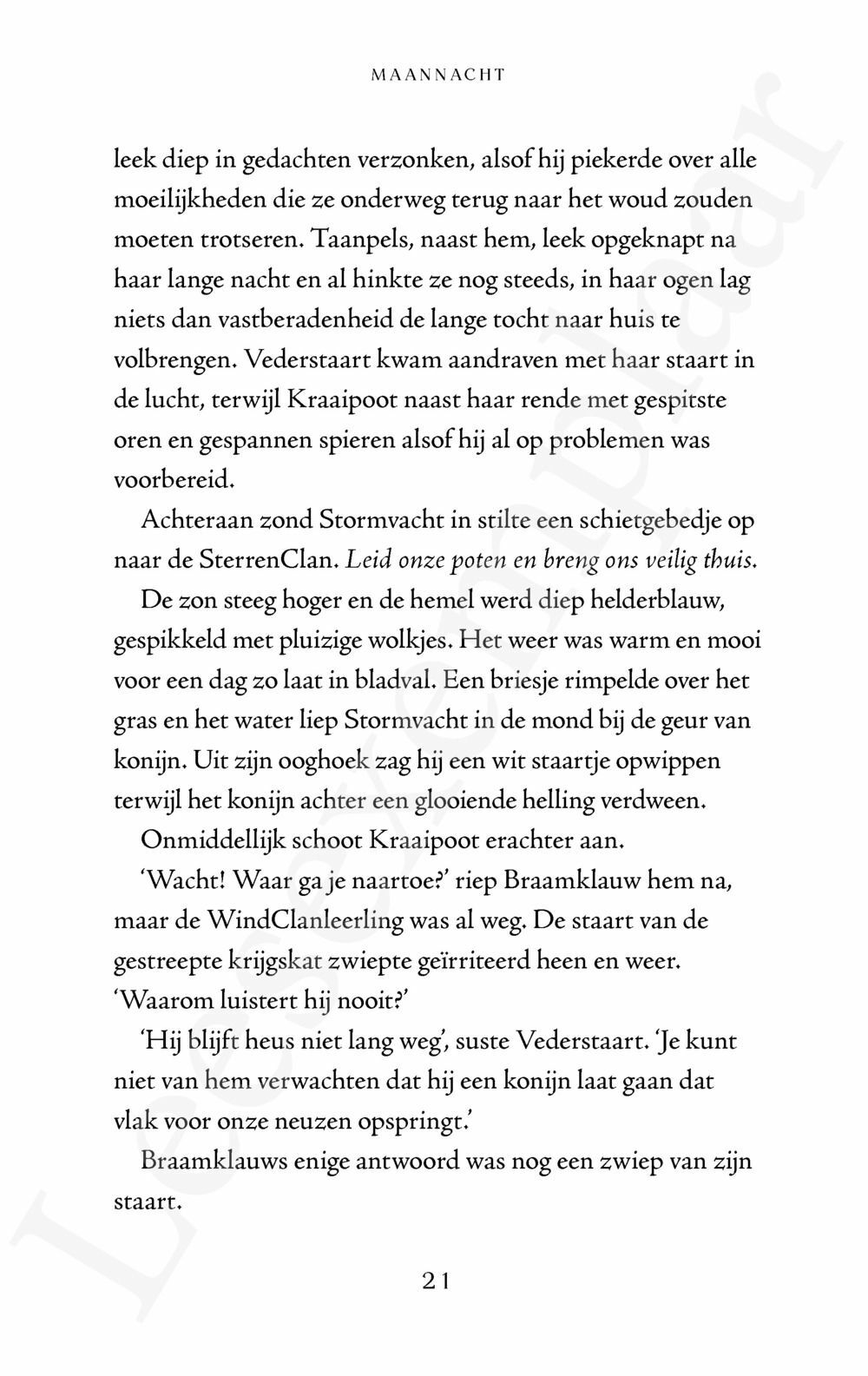 Preview: Warrior Cats - De nieuwe profetie: Maannacht