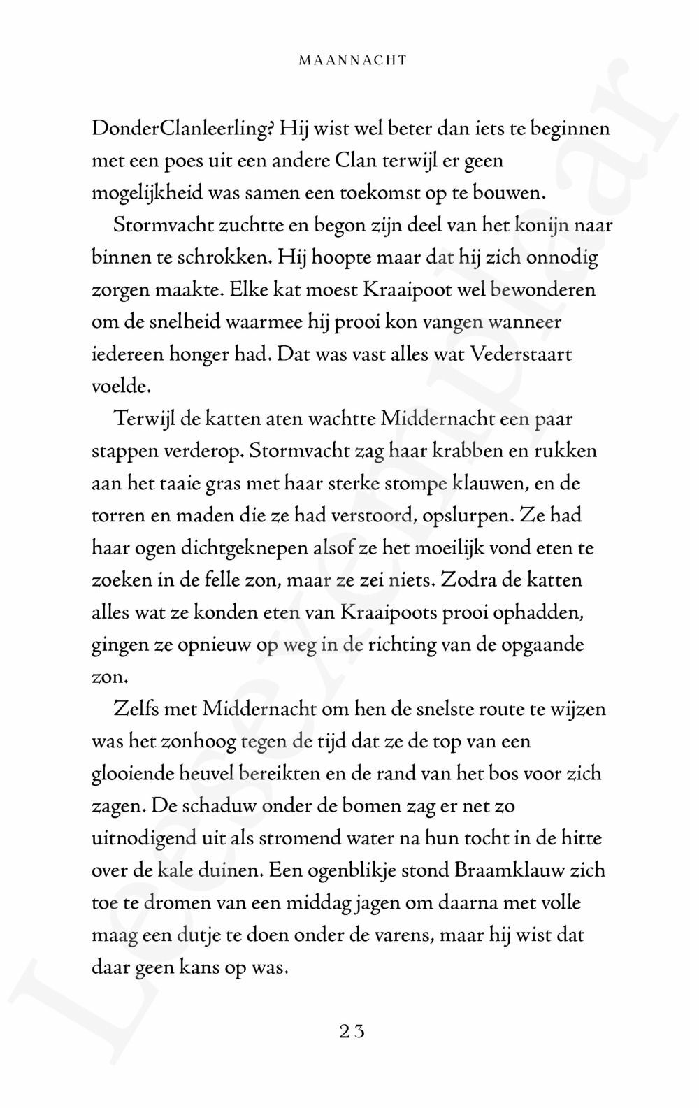 Preview: Warrior Cats - De nieuwe profetie: Maannacht