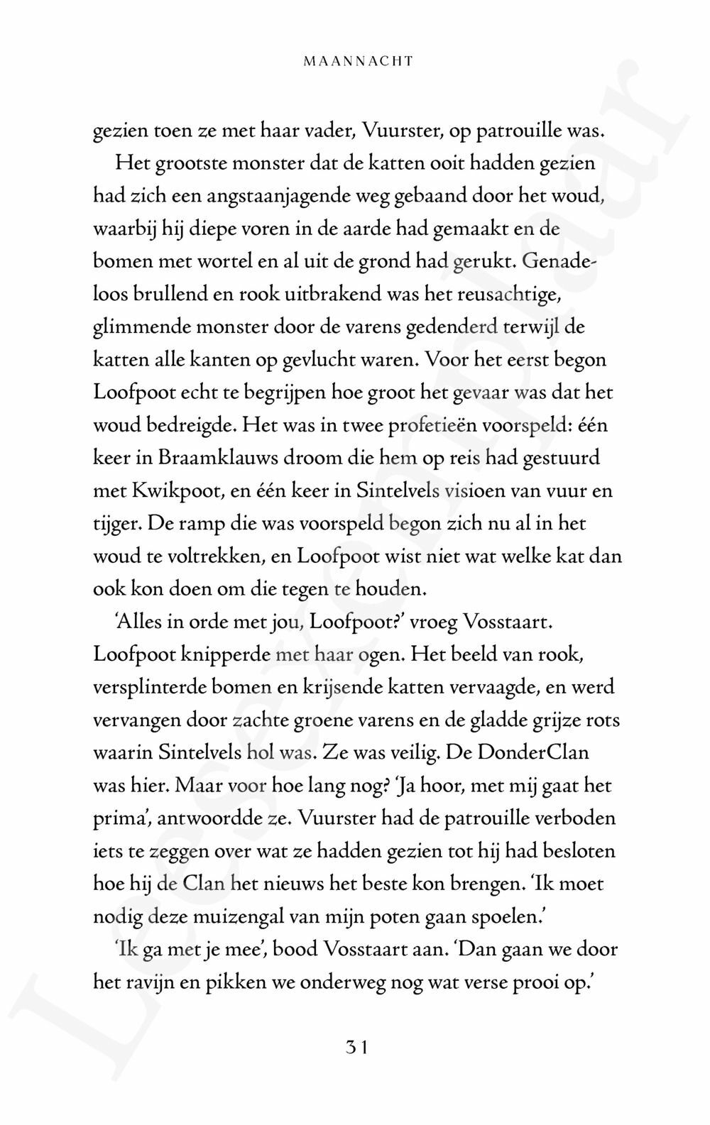 Preview: Warrior Cats - De nieuwe profetie: Maannacht