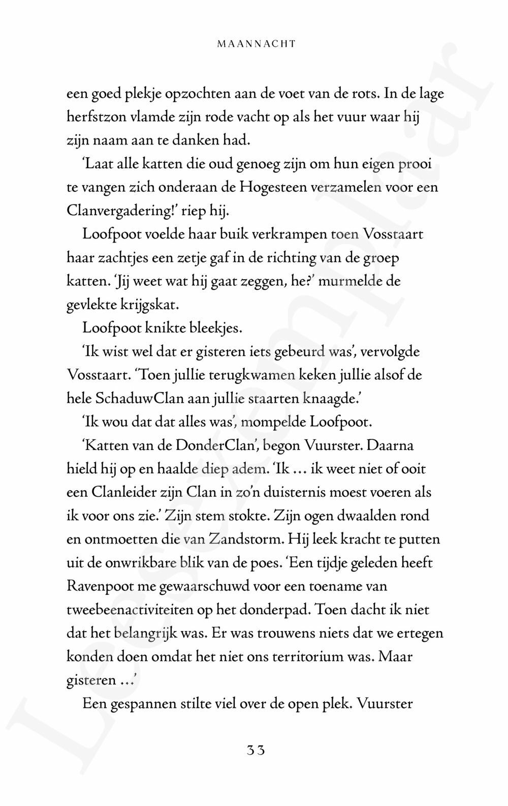 Preview: Warrior Cats - De nieuwe profetie: Maannacht