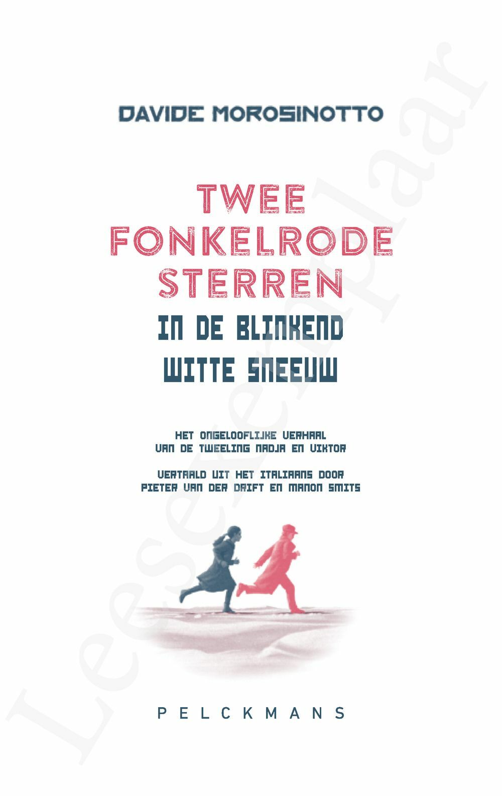 Preview: Twee fonkelrode sterren in de blinkend witte sneeuw