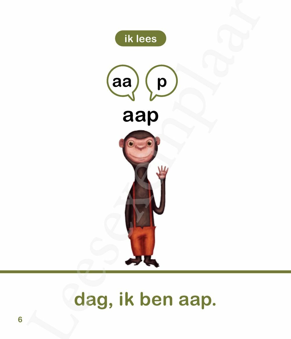 Preview: Aap leest een boek