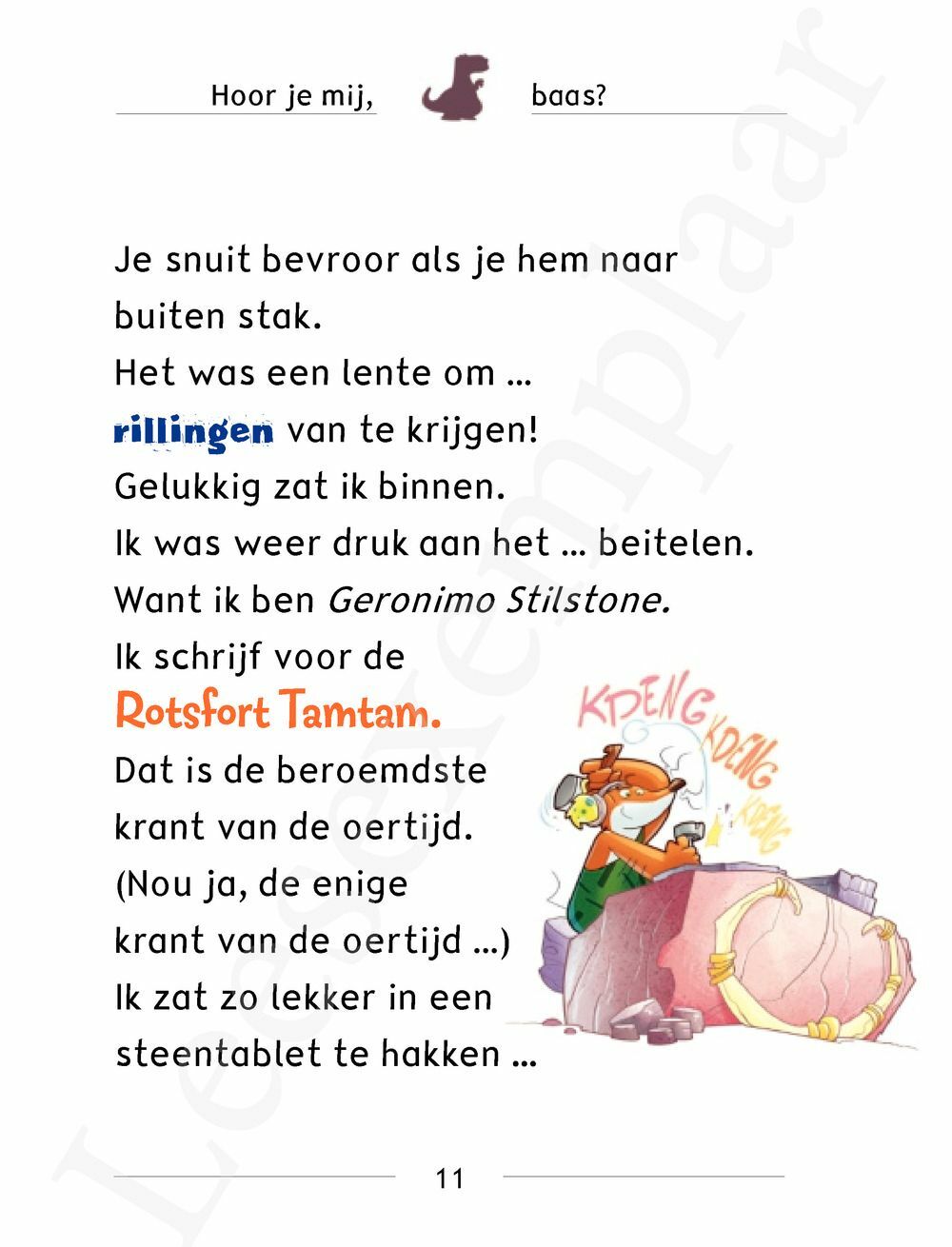 Preview: Geronimo Stilton - De stenen grapjas (AVI E4)