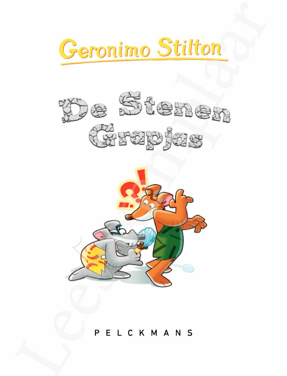Preview: Geronimo Stilton - De stenen grapjas (AVI E4)