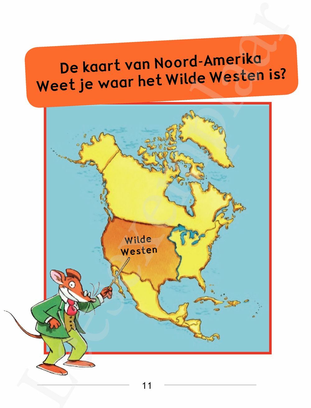Preview: Geronimo Stilton - Vier knagers in het Wilde Westen (AVI E4)