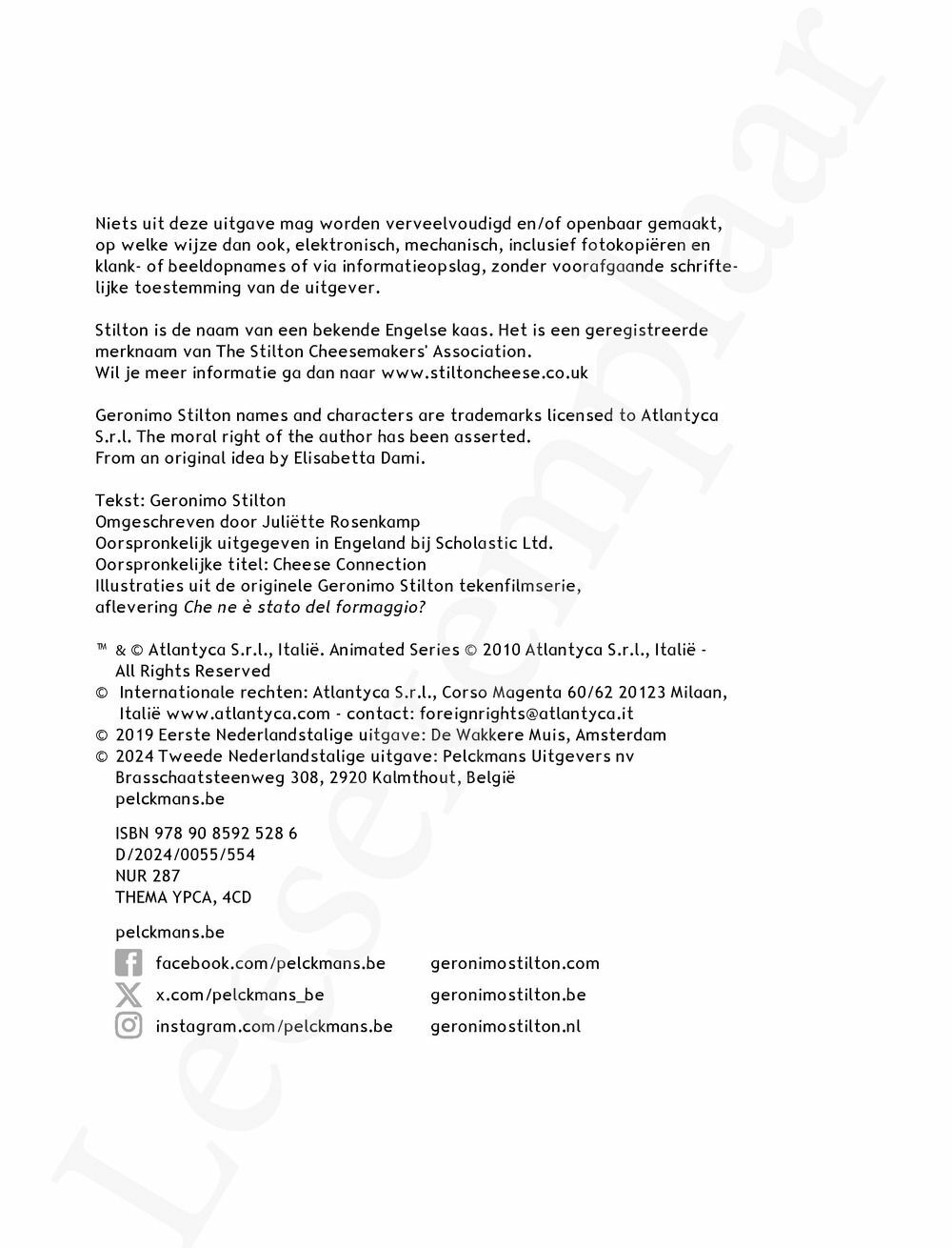 Preview: Geronimo Stilton - Waar is de kaas? (AVI Start/M3)