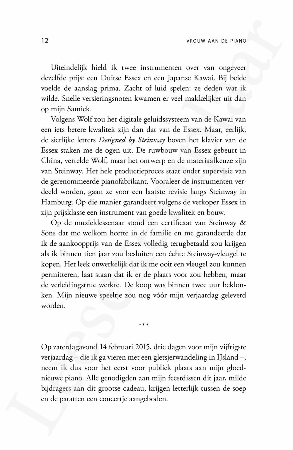 Preview: Vrouw aan de piano