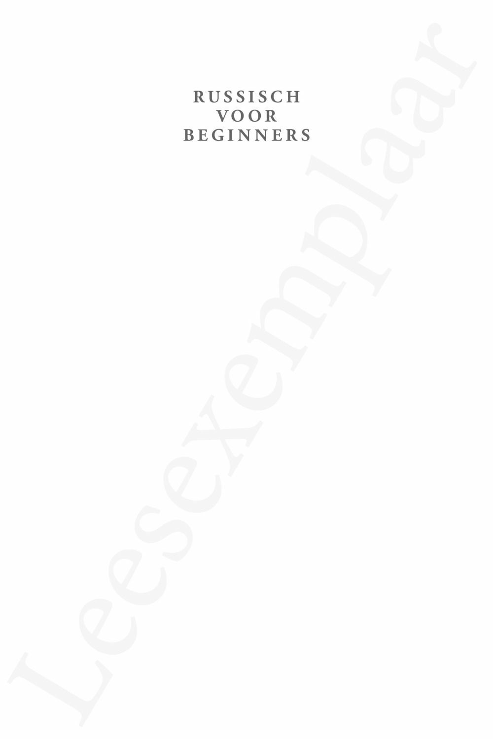 Preview: Russisch voor beginners