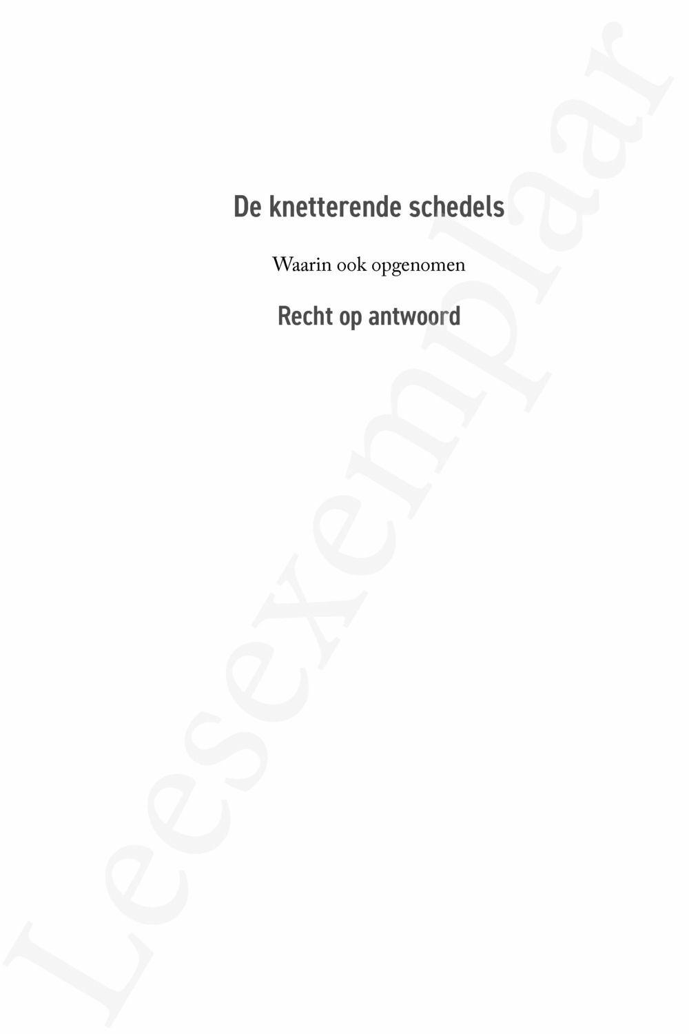 Preview: De knetterende schedels