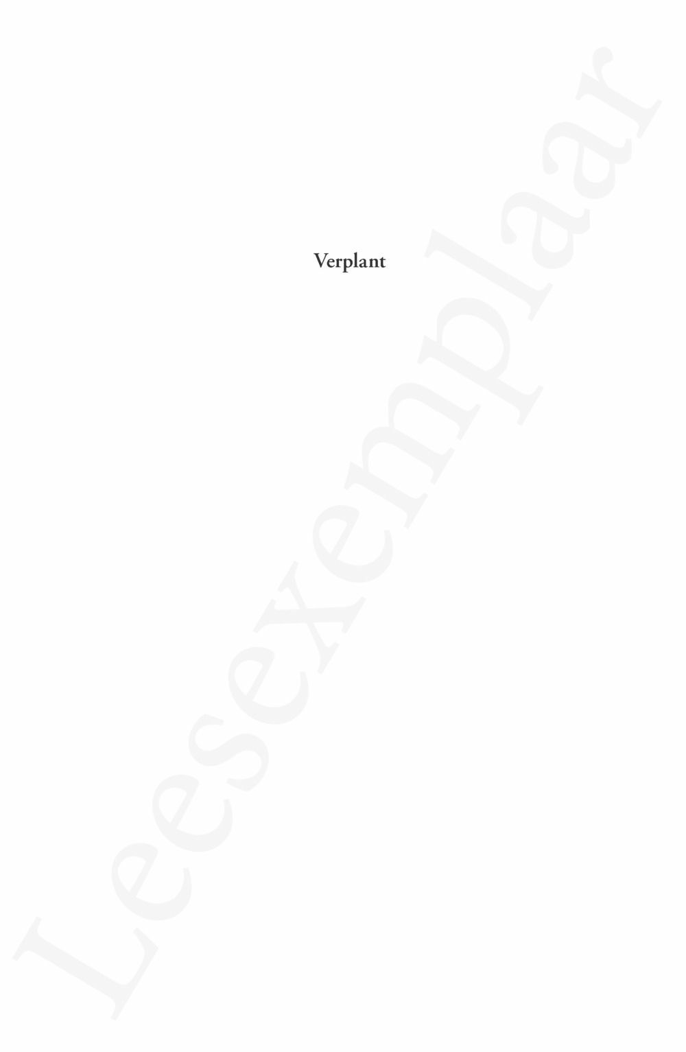 Preview: Verplant
