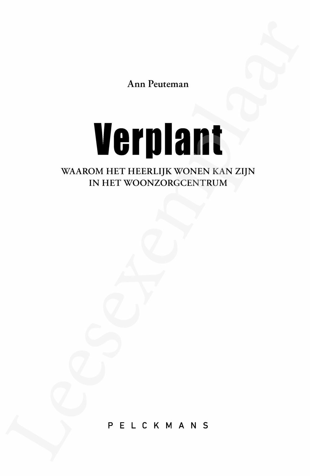 Preview: Verplant