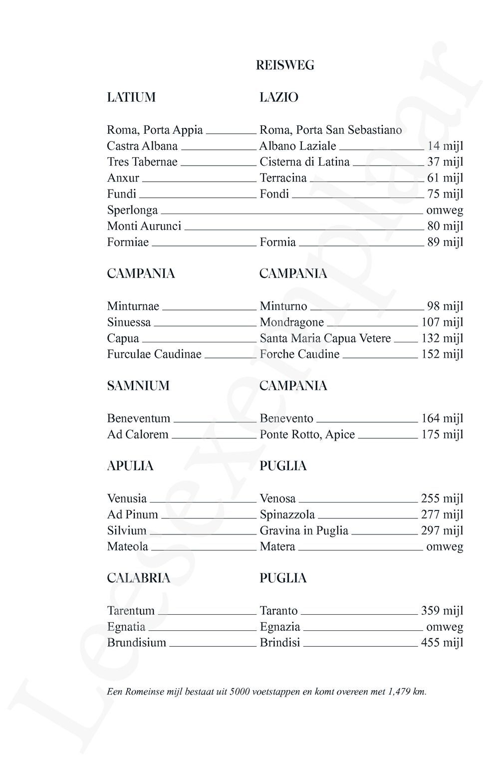 Preview: Op de weg van Appia