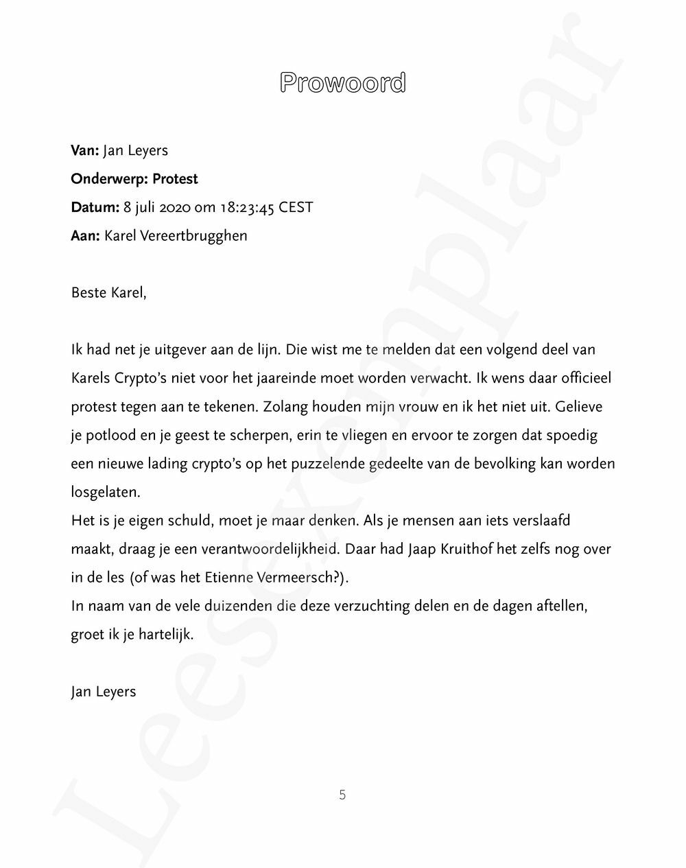 Preview: Karels Crypto: de volgende tachtig