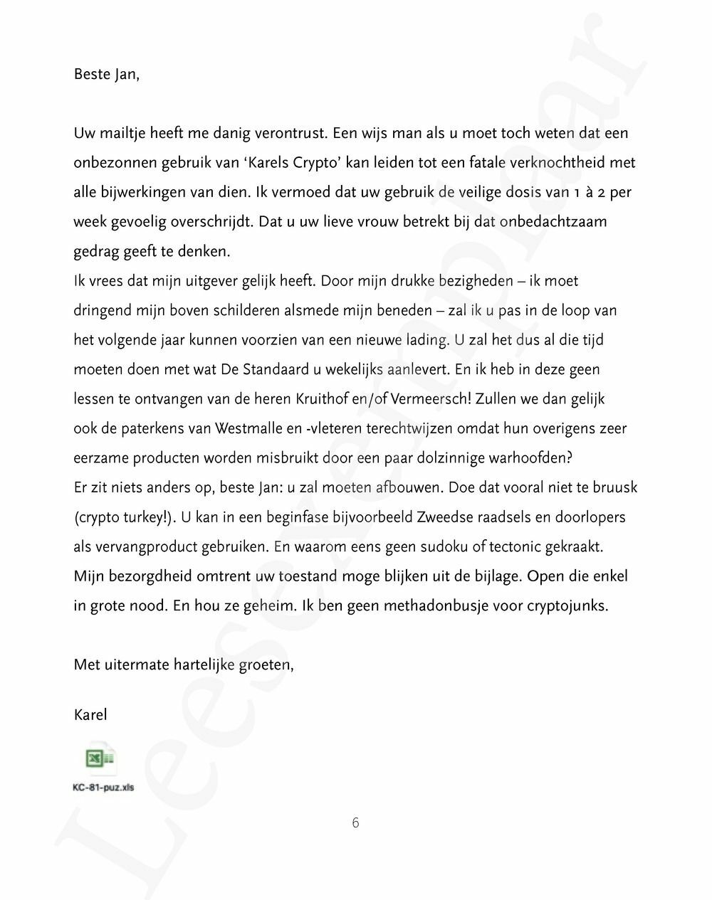 Preview: Karels Crypto: de volgende tachtig