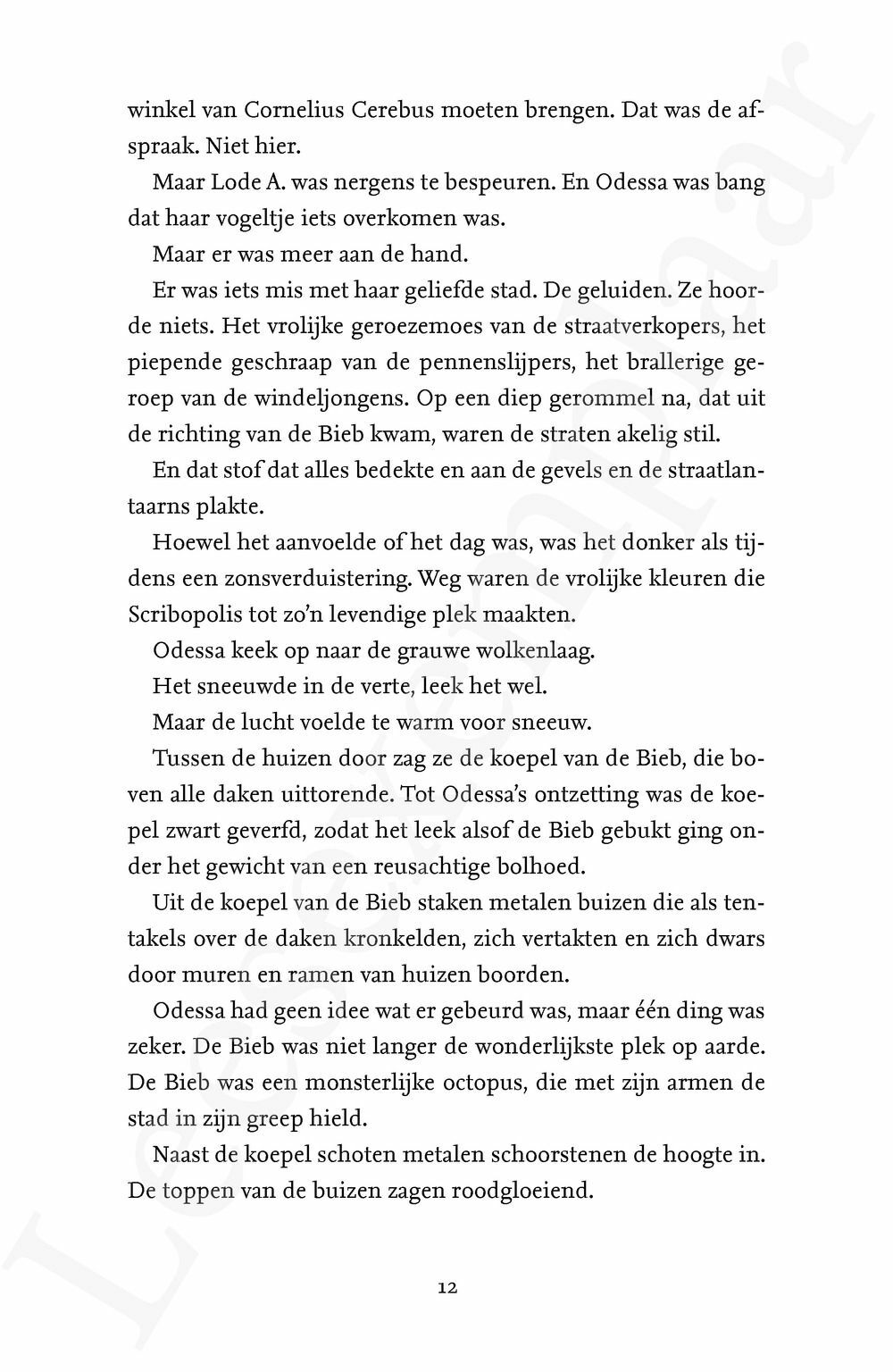 Preview: De kleine Odessa IV: De val van Scribopolis - Boek 2