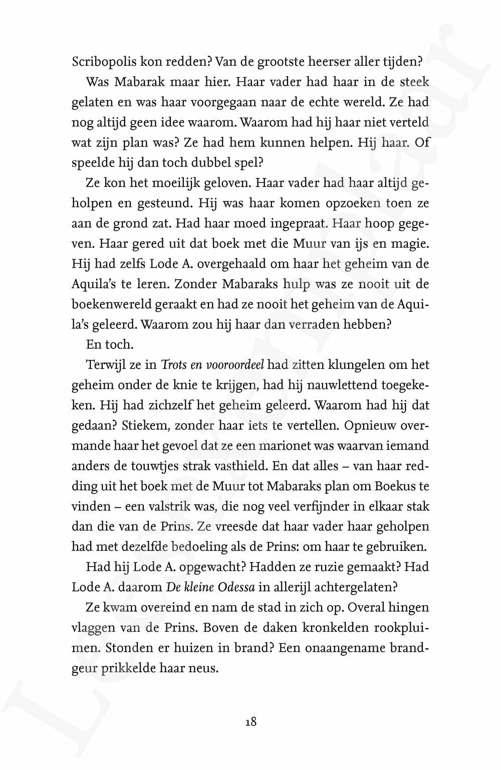 Preview: De kleine Odessa IV: De val van Scribopolis - Boek 2