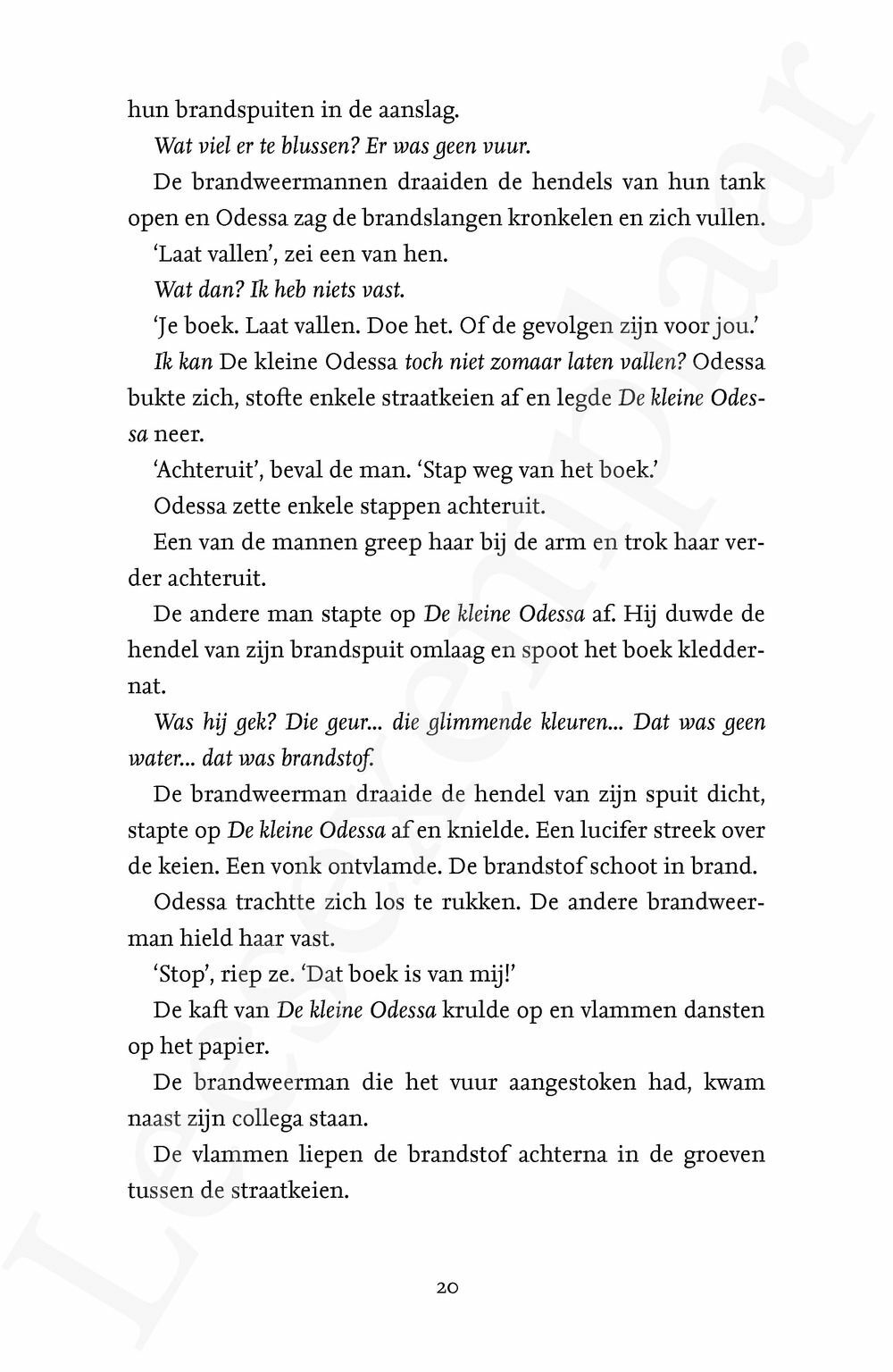 Preview: De kleine Odessa IV: De val van Scribopolis - Boek 2