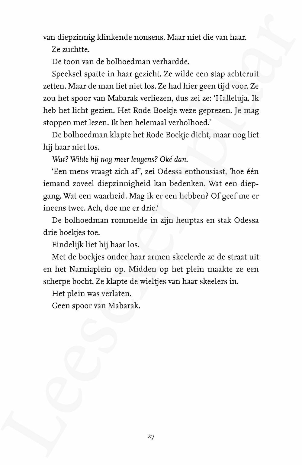 Preview: De kleine Odessa IV: De val van Scribopolis - Boek 2