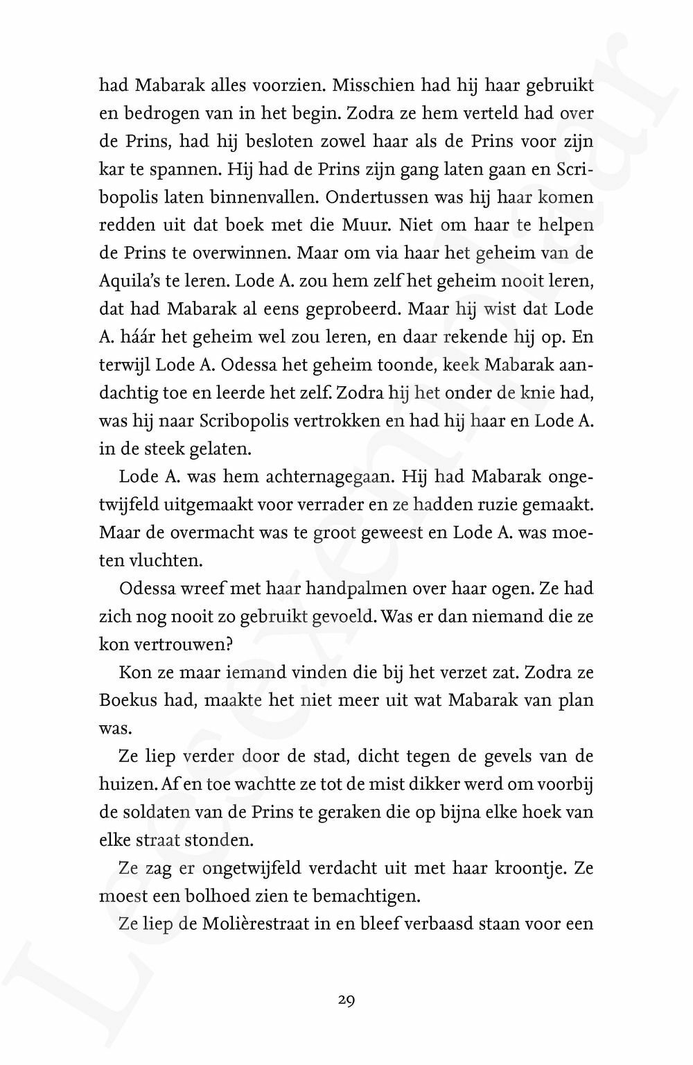 Preview: De kleine Odessa IV: De val van Scribopolis - Boek 2