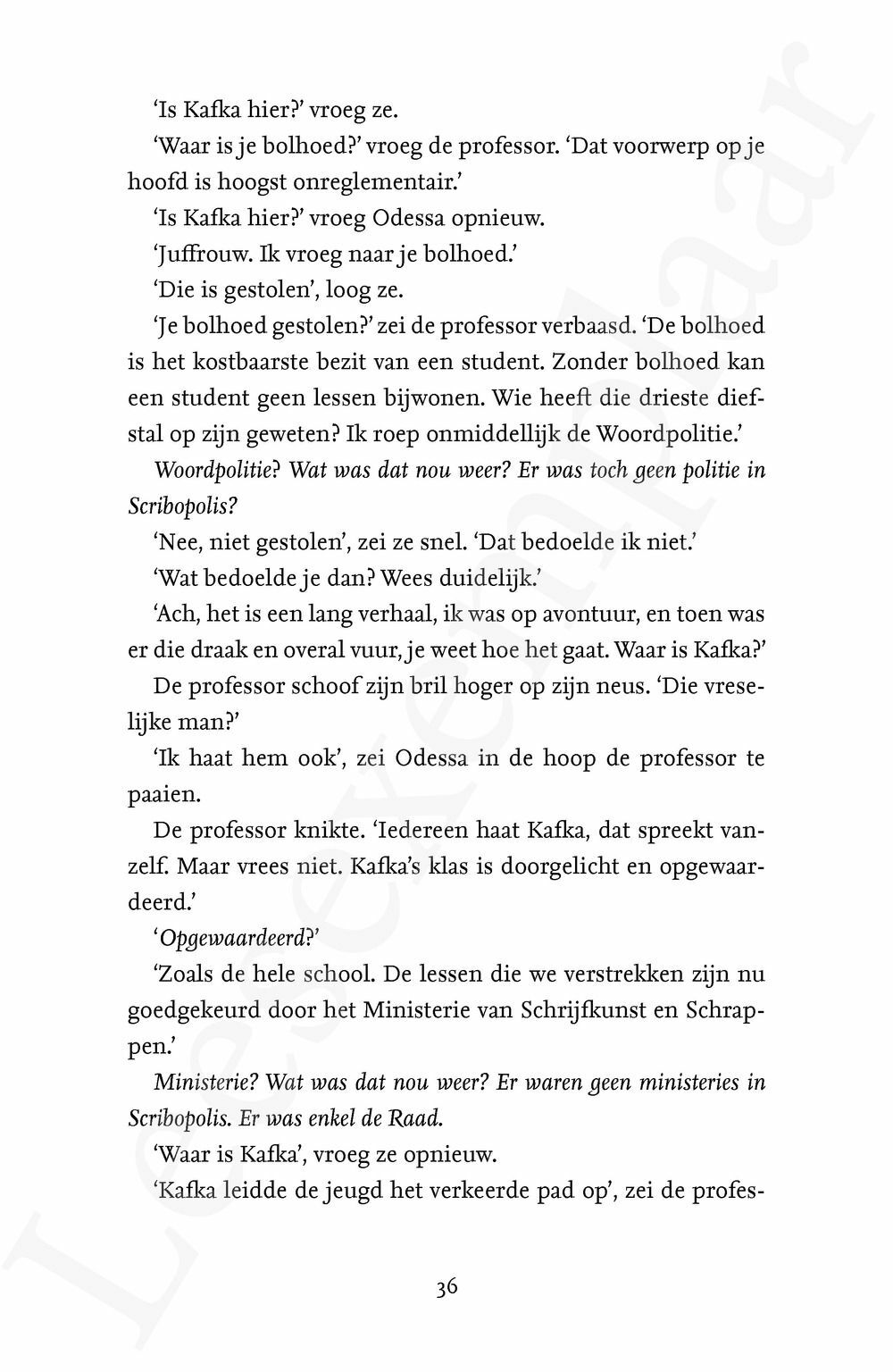 Preview: De kleine Odessa IV: De val van Scribopolis - Boek 2