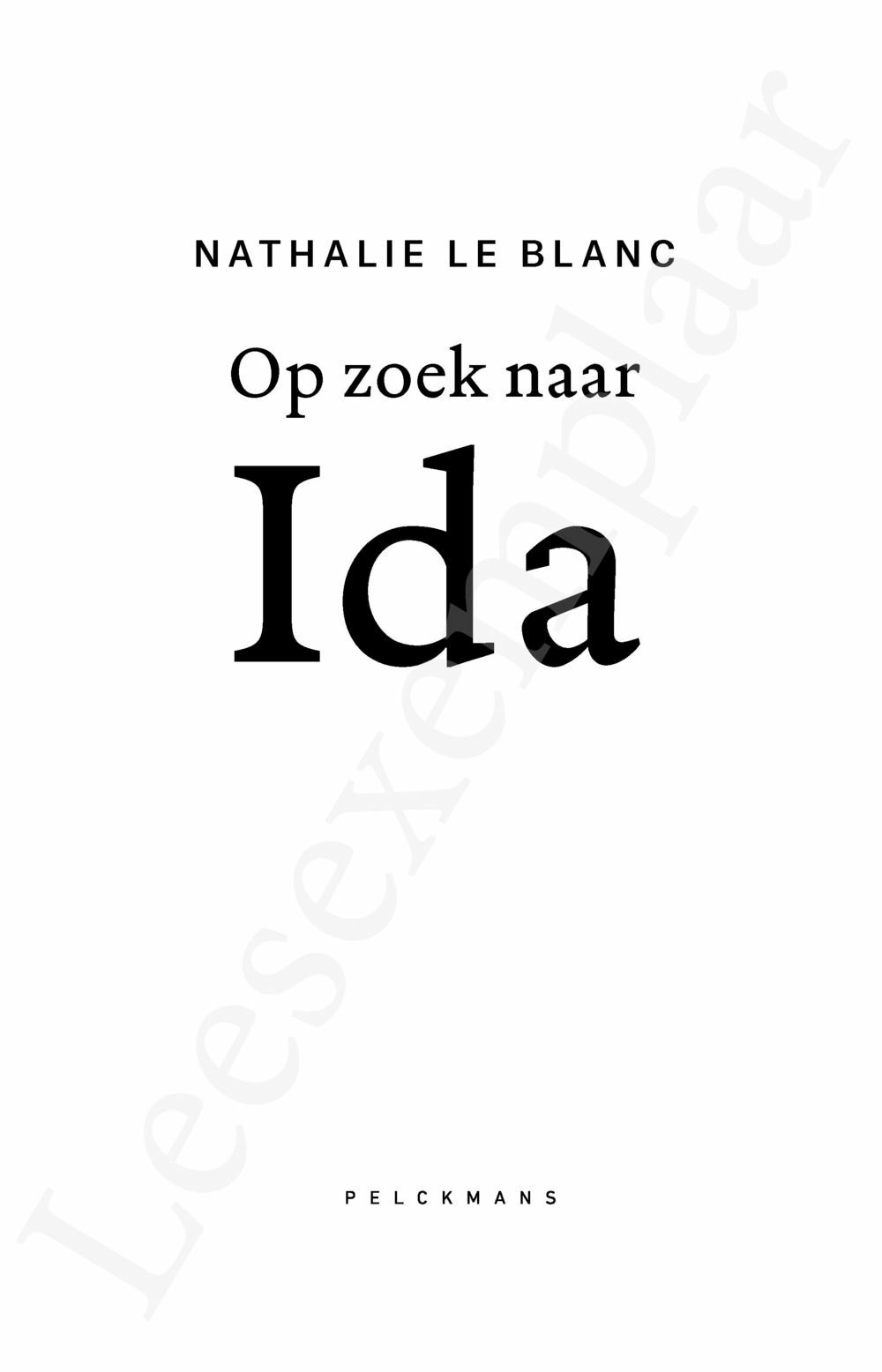 Preview: Op zoek naar Ida