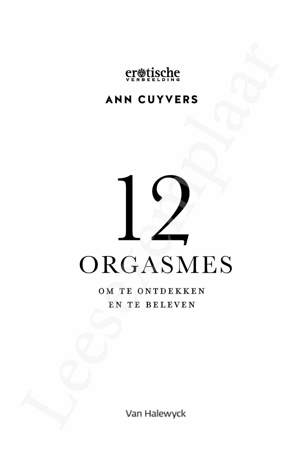 Preview: 12 orgasmes