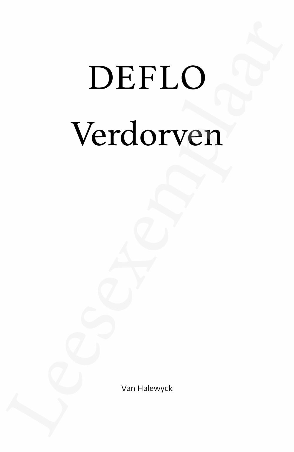 Preview: Verdorven