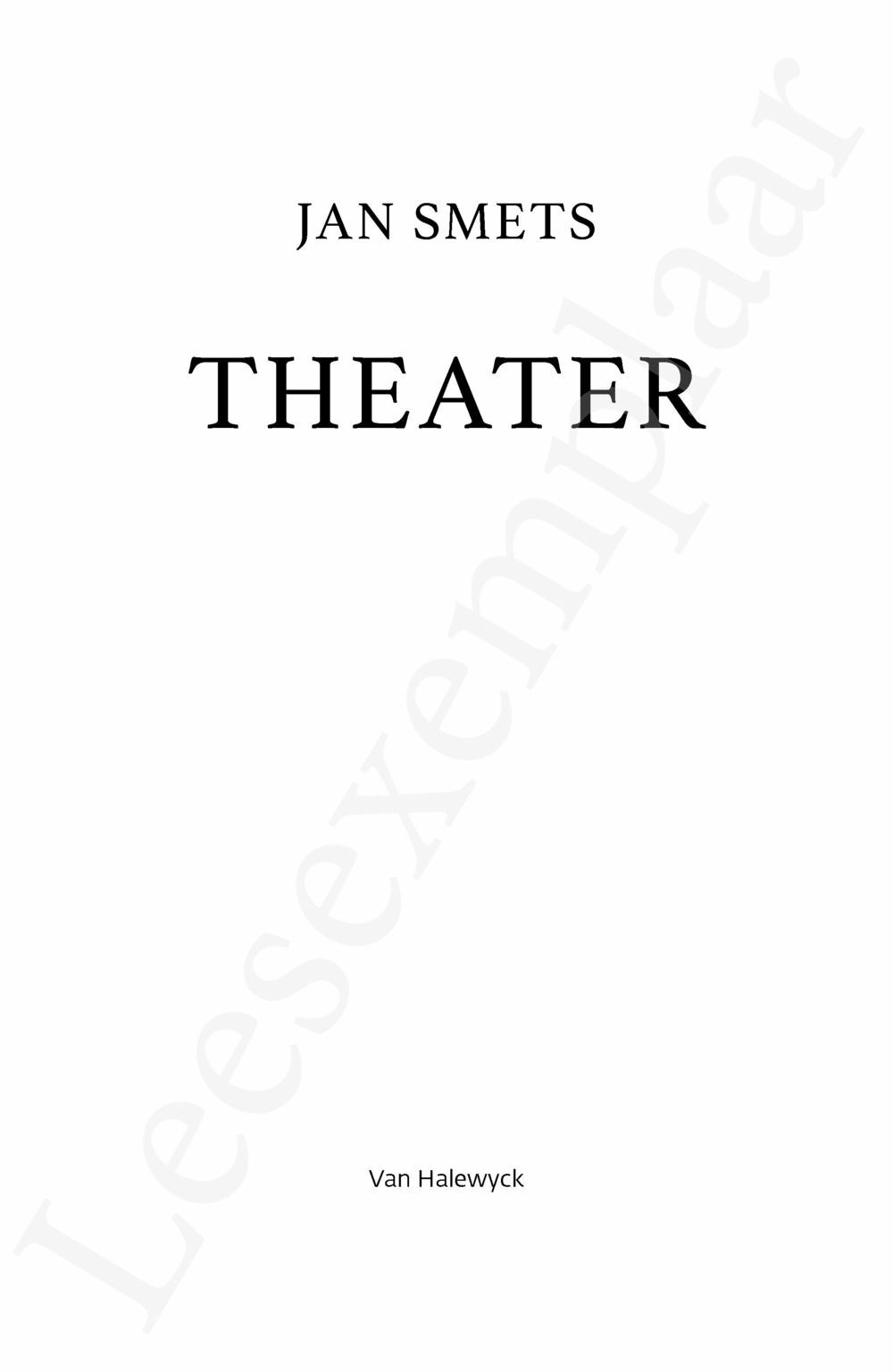 Preview: Theater