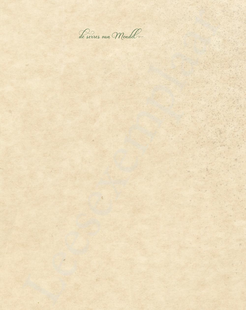 Preview: De serres van Mendel