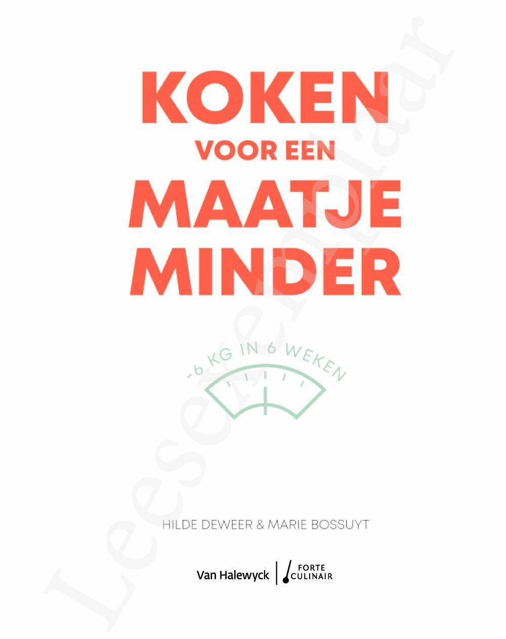 Preview: Koken voor een maatje minder