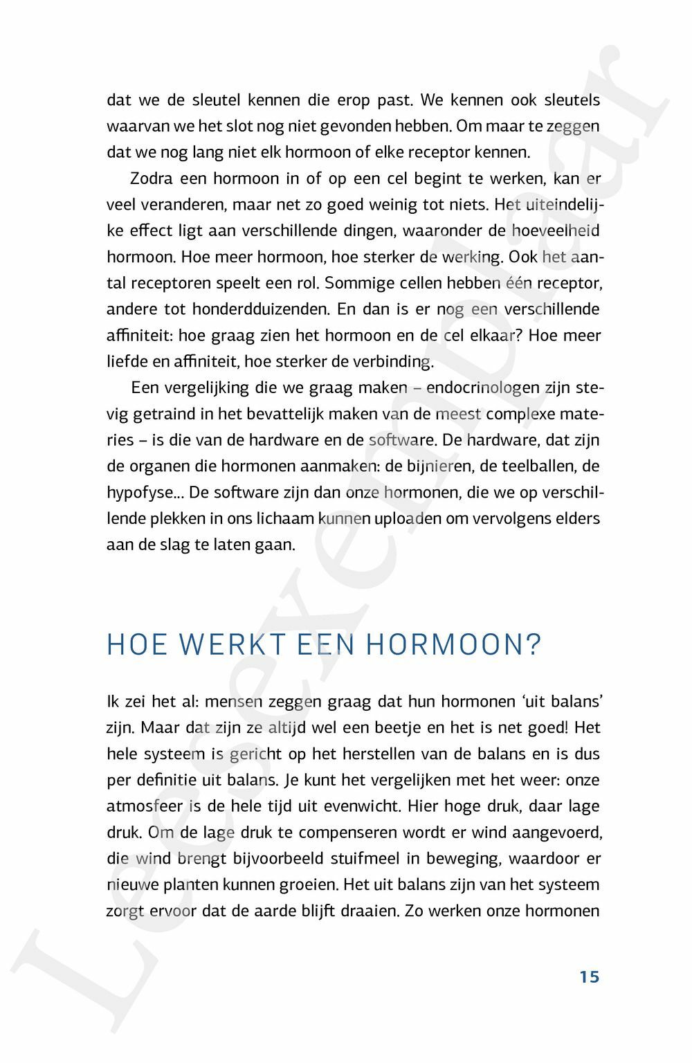 Preview: Hormonen onder controle