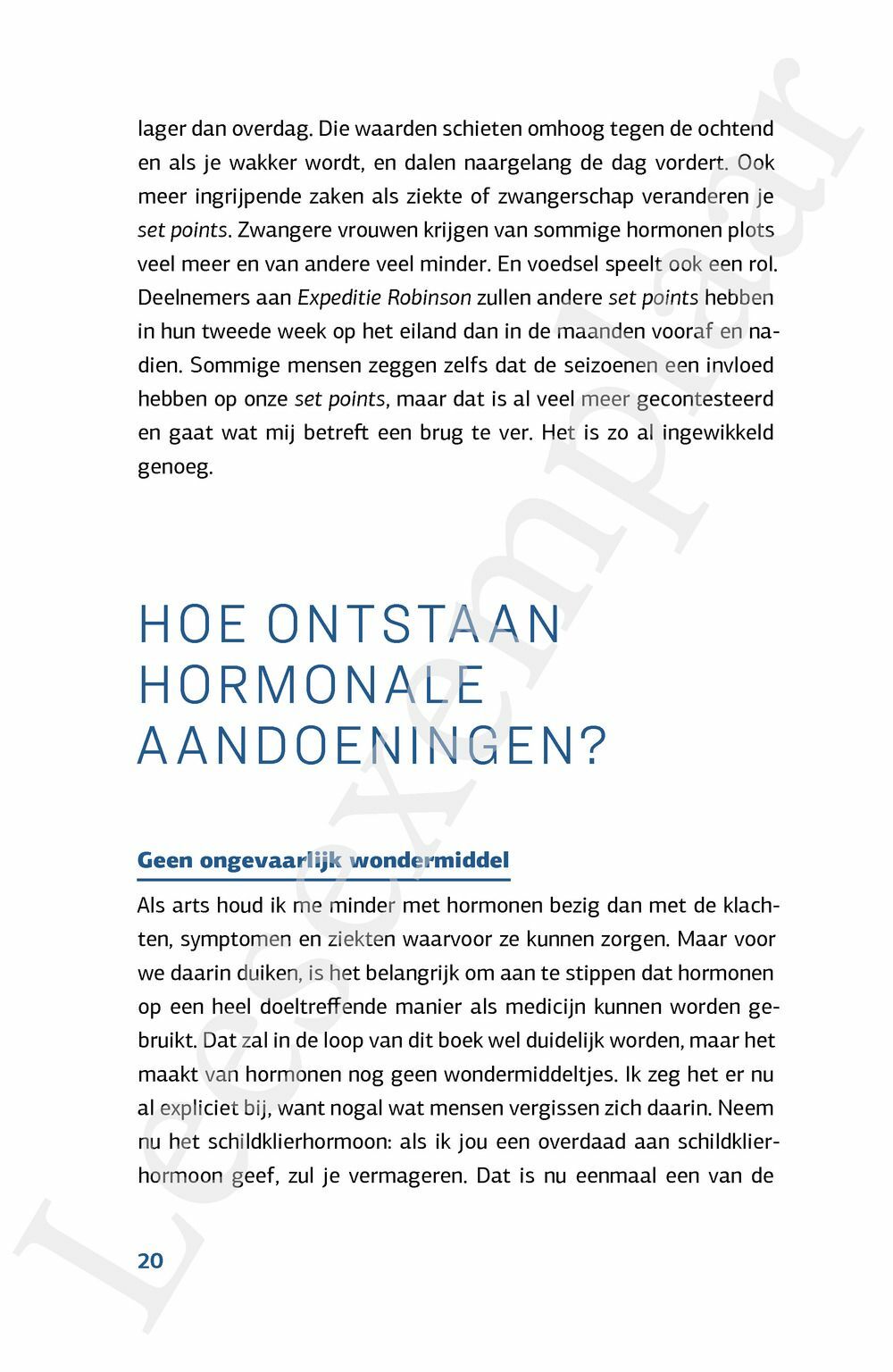 Preview: Hormonen onder controle