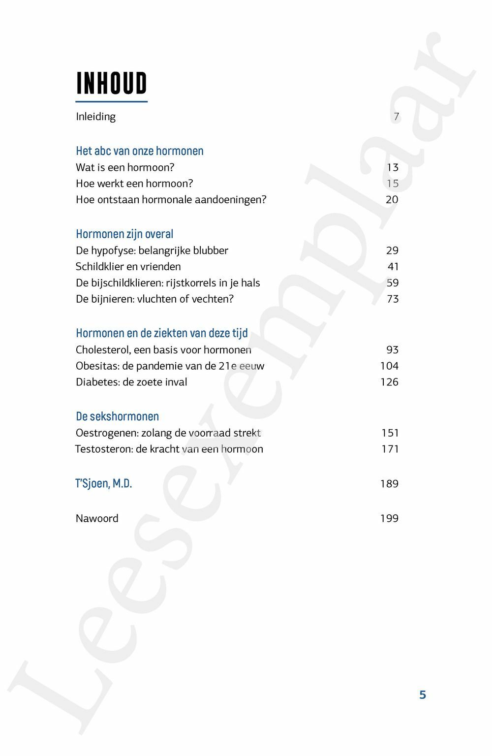 Preview: Hormonen onder controle