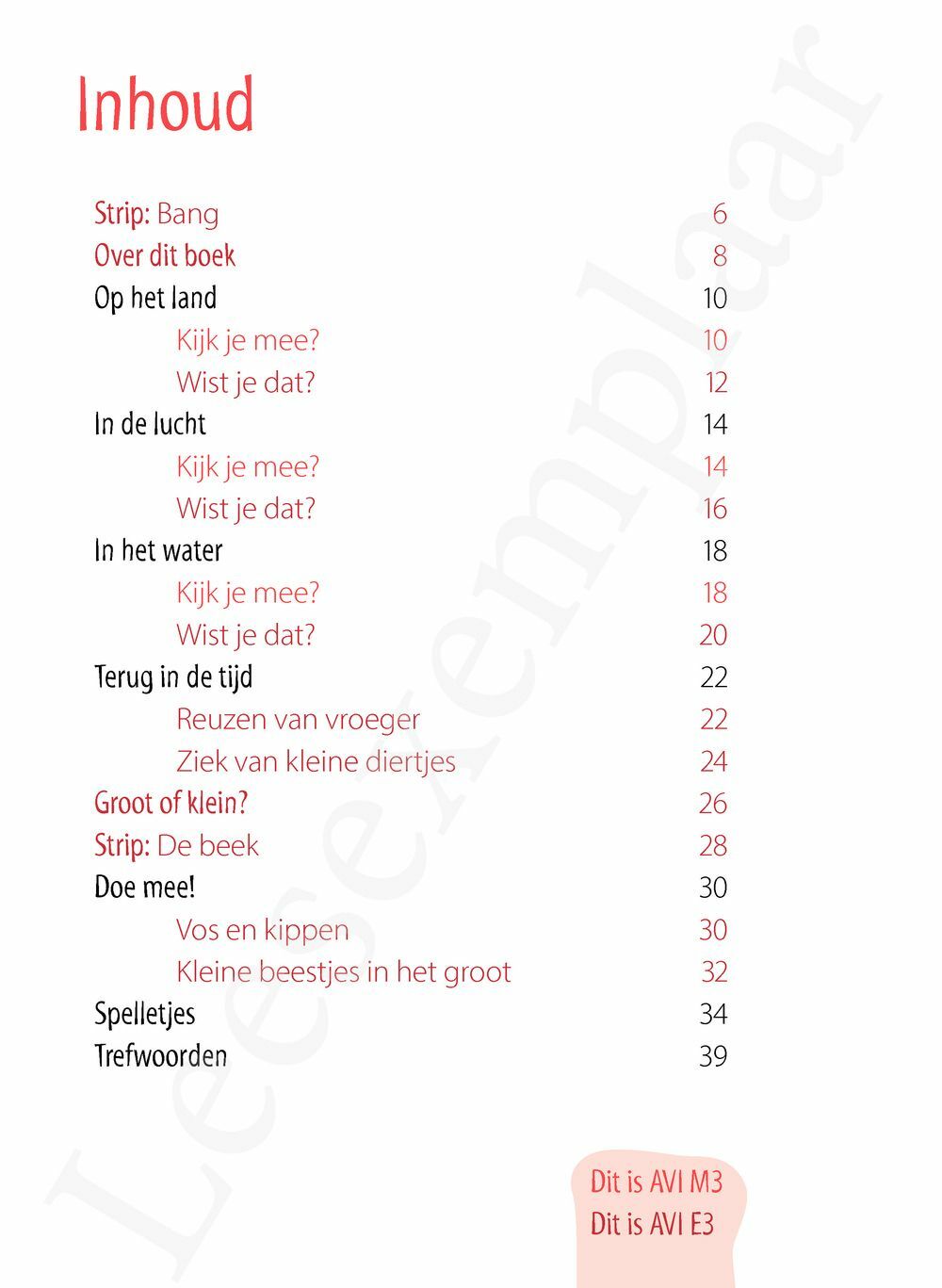 Preview: Groot of klein? Ik lees slim - weetjes over dieren