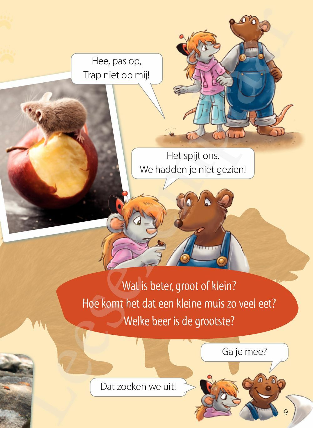 Preview: Groot of klein? Ik lees slim - weetjes over dieren