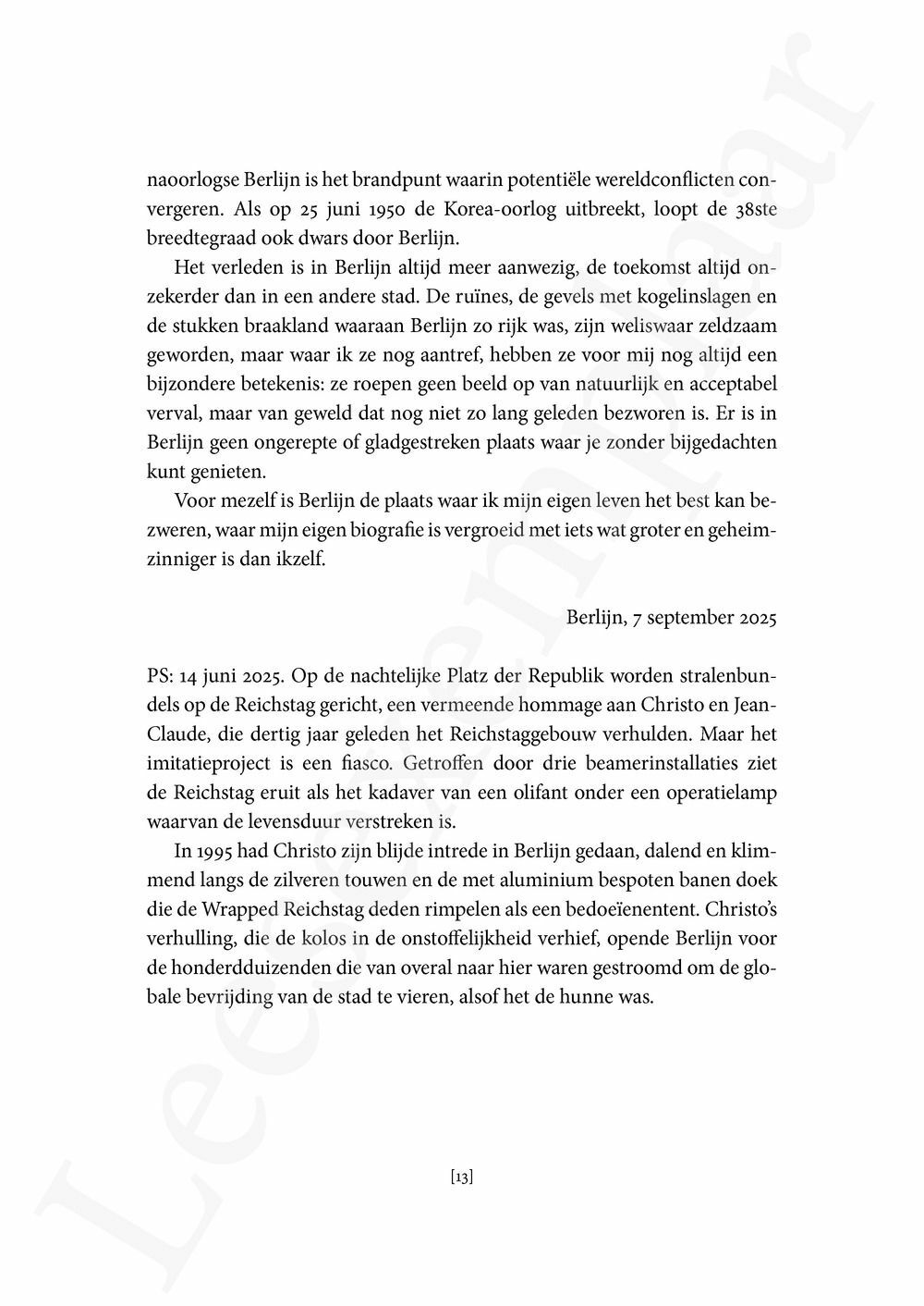 Preview: Berlijn