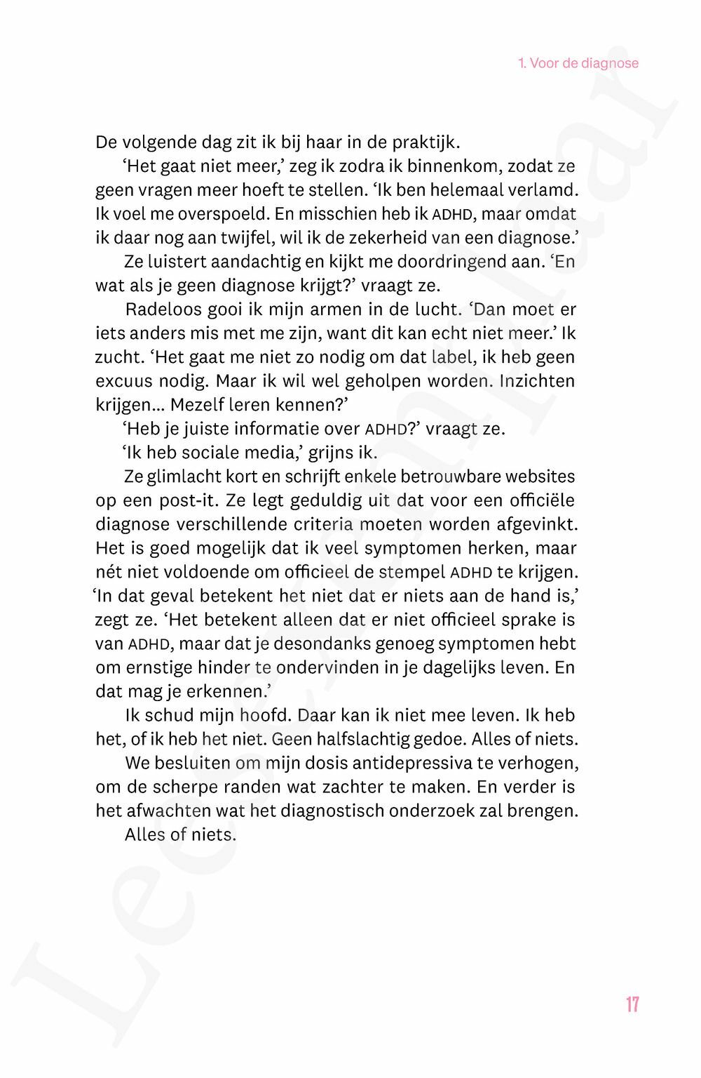 Preview: Ik heb ADHD en daar komen ze nu pas mee