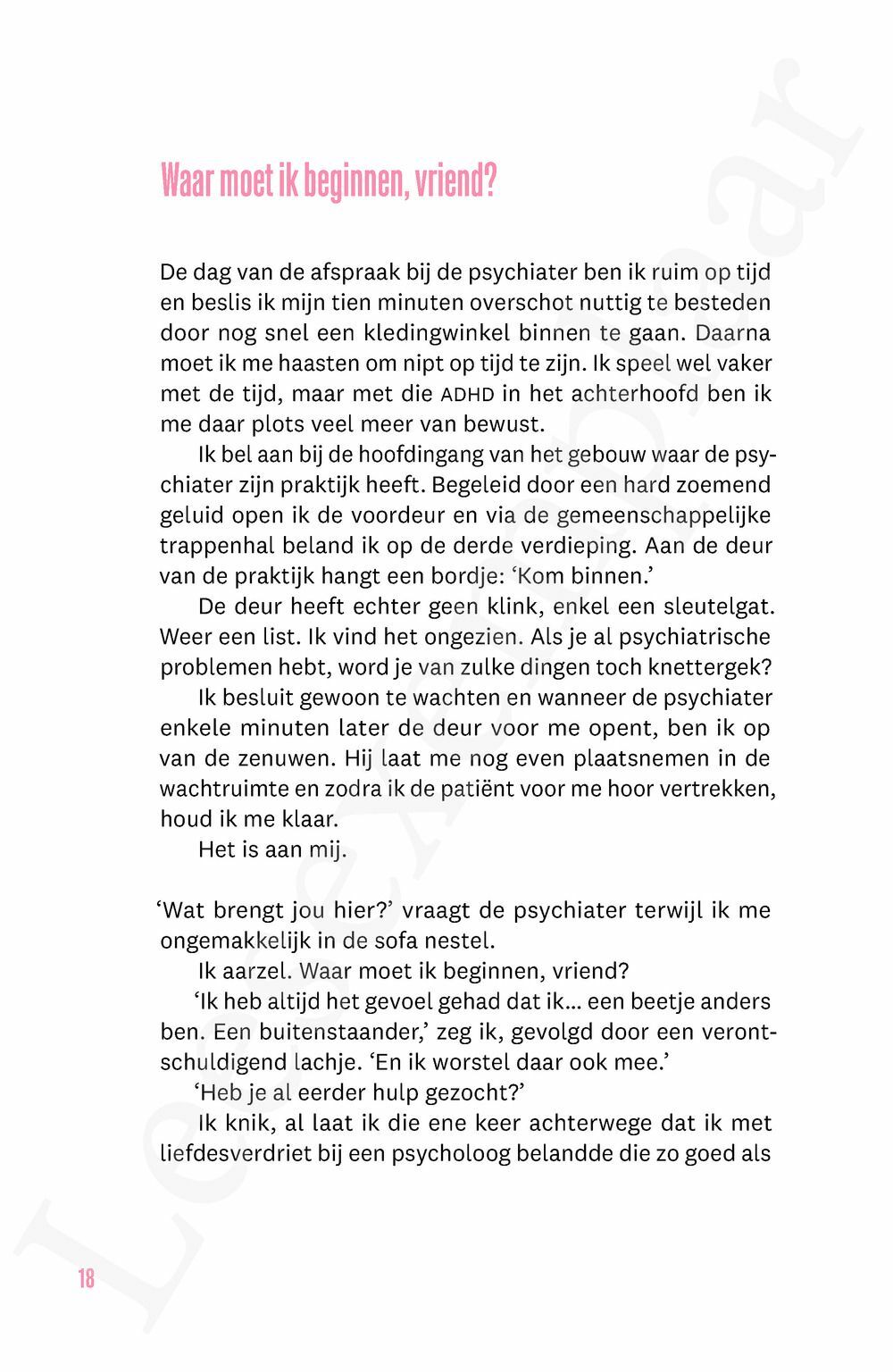 Preview: Ik heb ADHD en daar komen ze nu pas mee