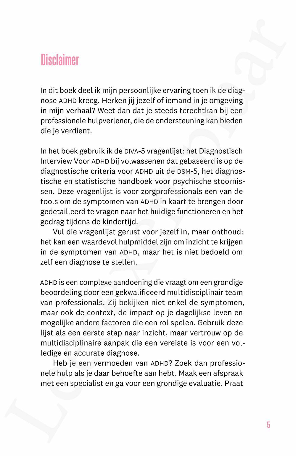 Preview: Ik heb ADHD en daar komen ze nu pas mee