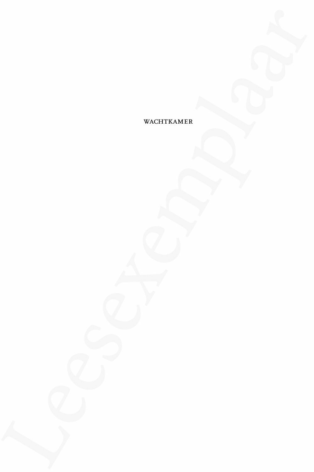 Preview: Wachtkamer