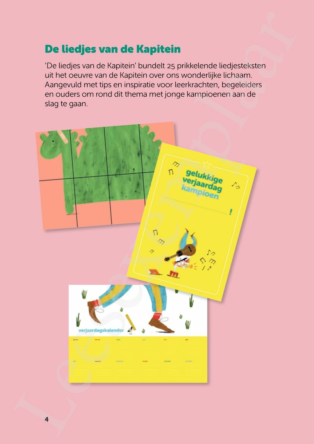 Preview: De liedjes van de Kapitein: Mijn lichaam
