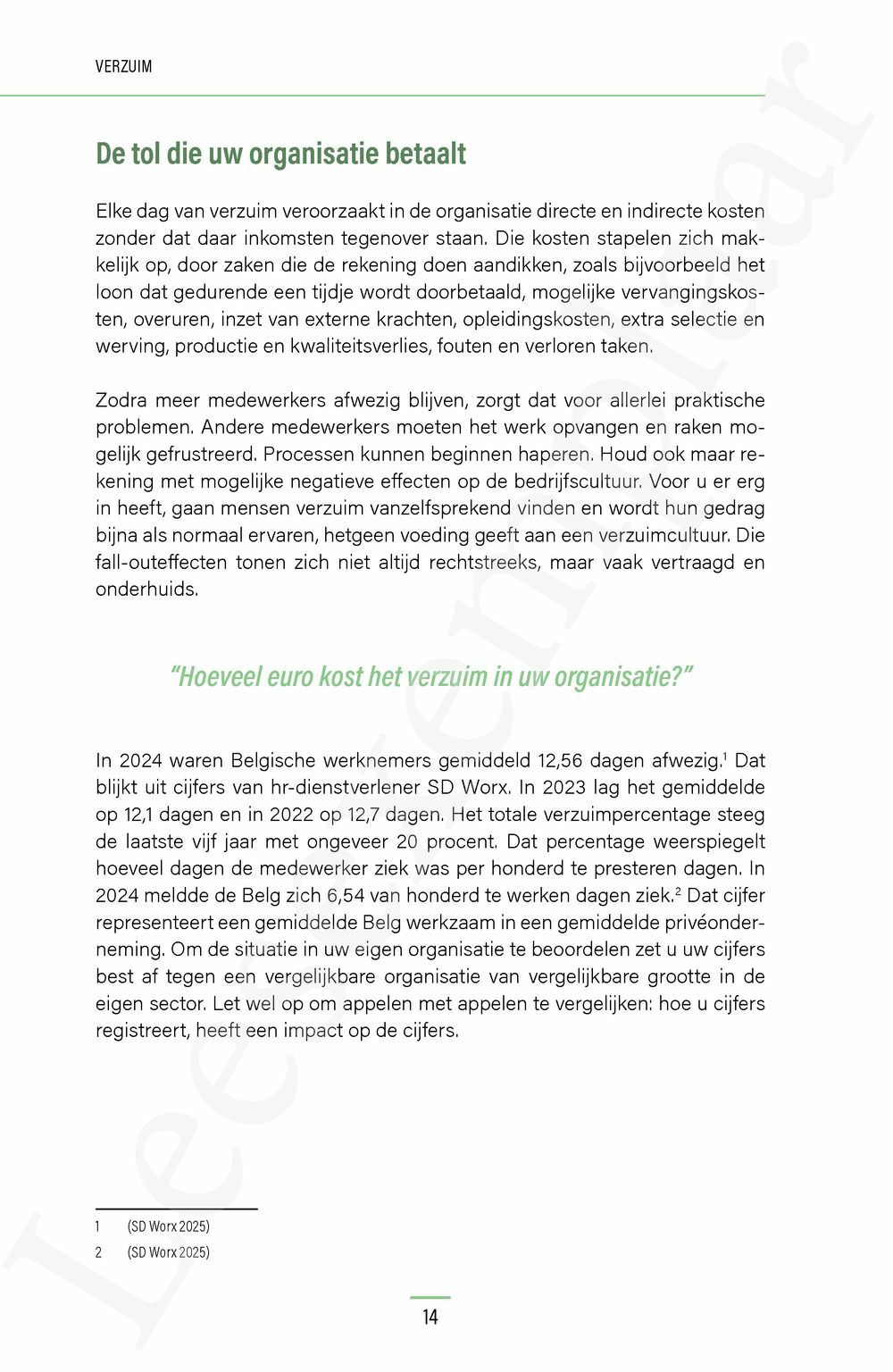 Preview: Verzuim