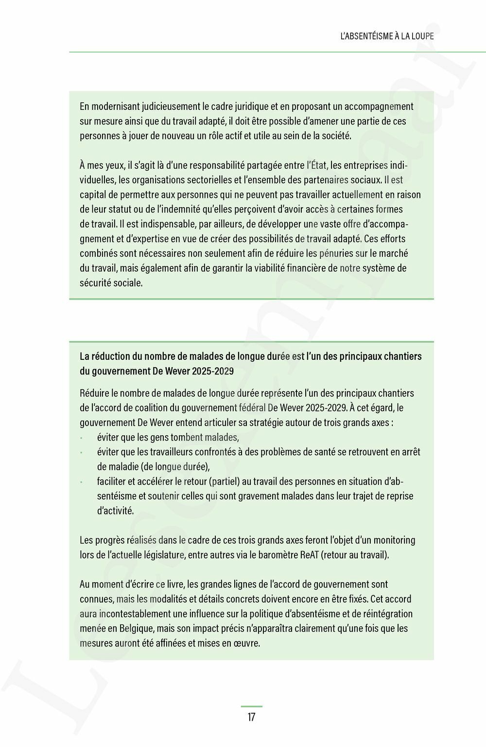 Preview: L'absentéisme, ça se travaille!