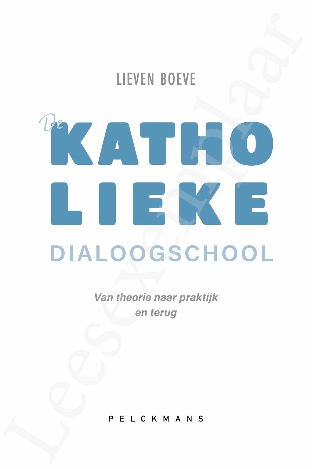 Preview: De katholieke dialoogschool
