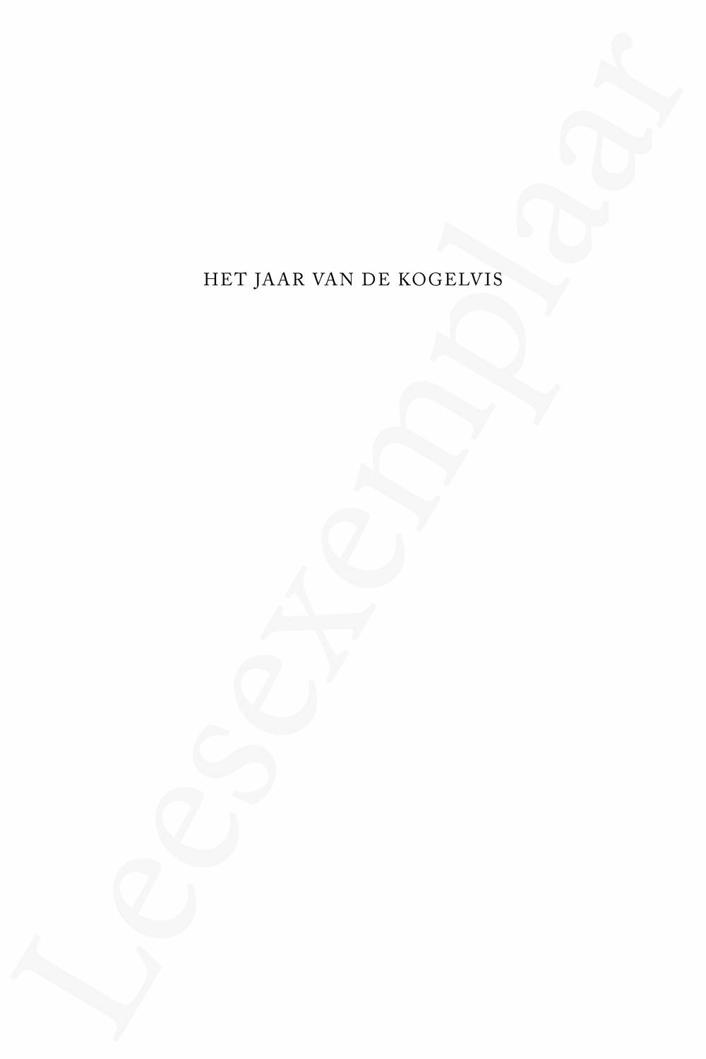 Preview: Het jaar van de kogelvis