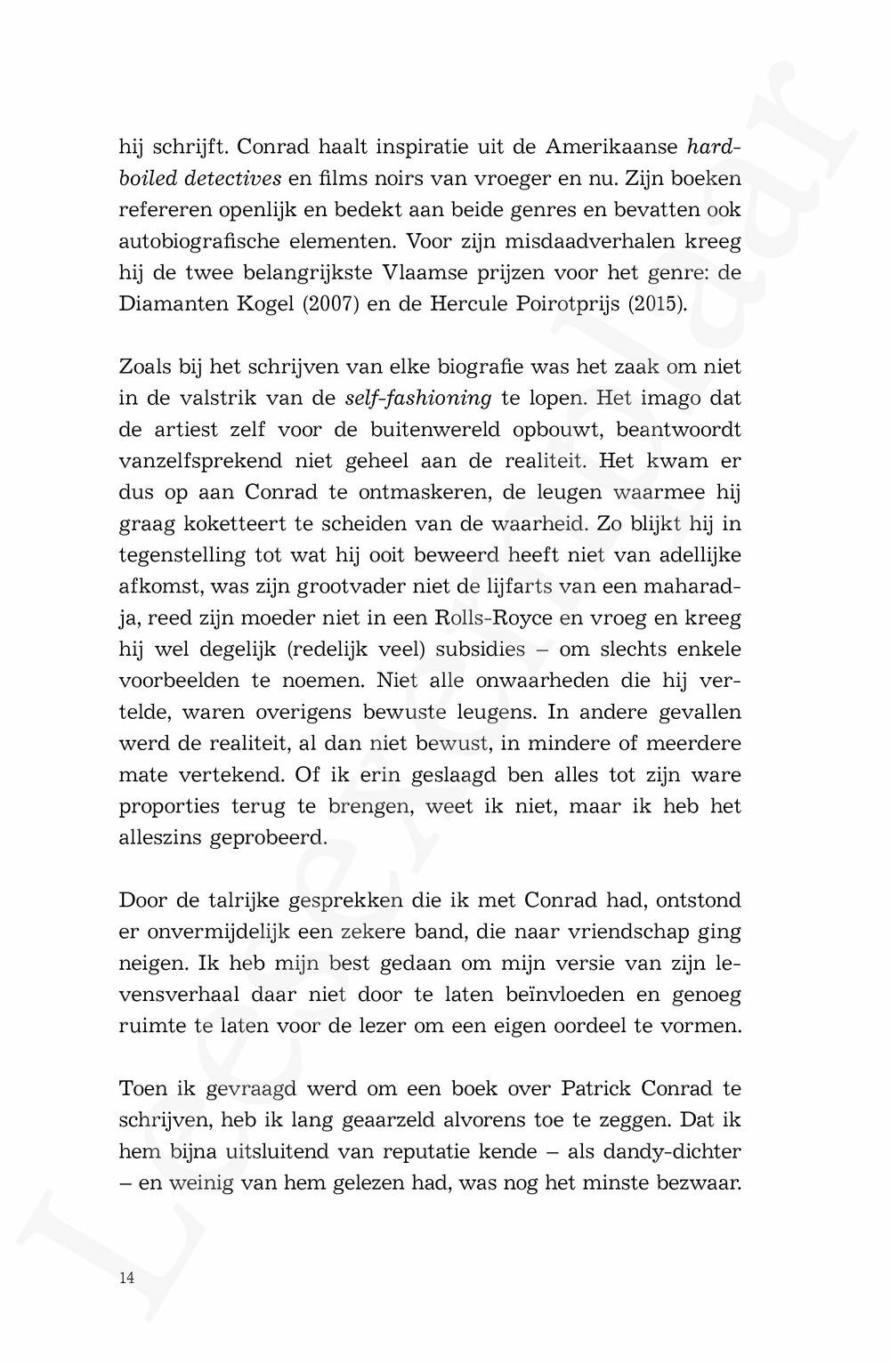 Preview: Patrick Conrad. Leven, liefdes en werken van een Pink Poet